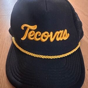 Tecovas Black Cap with Gold Embroidery